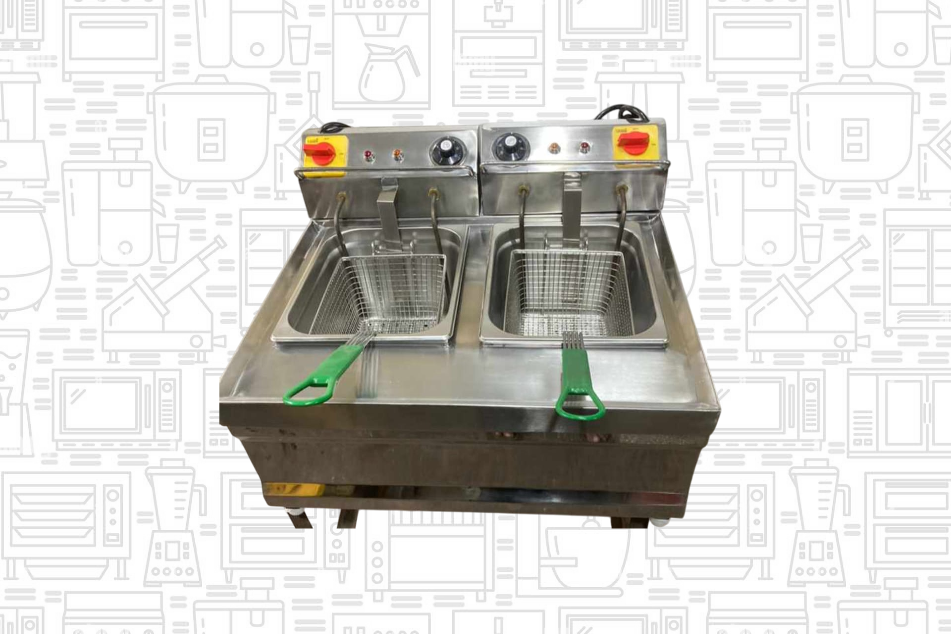 Double Bin Deep Fat Fryer