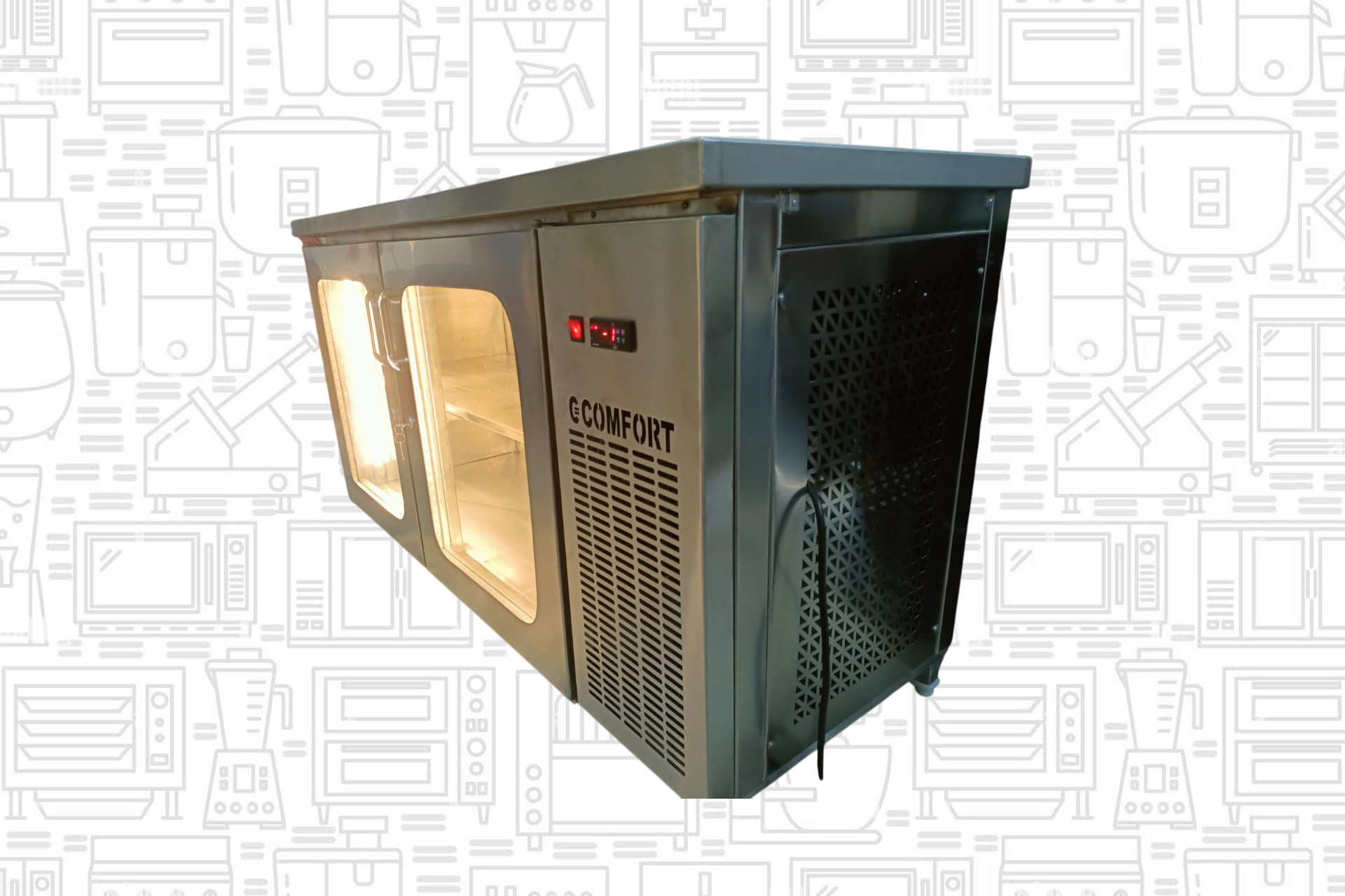 Under Counter Beer & Wine Chiller with Glass Door